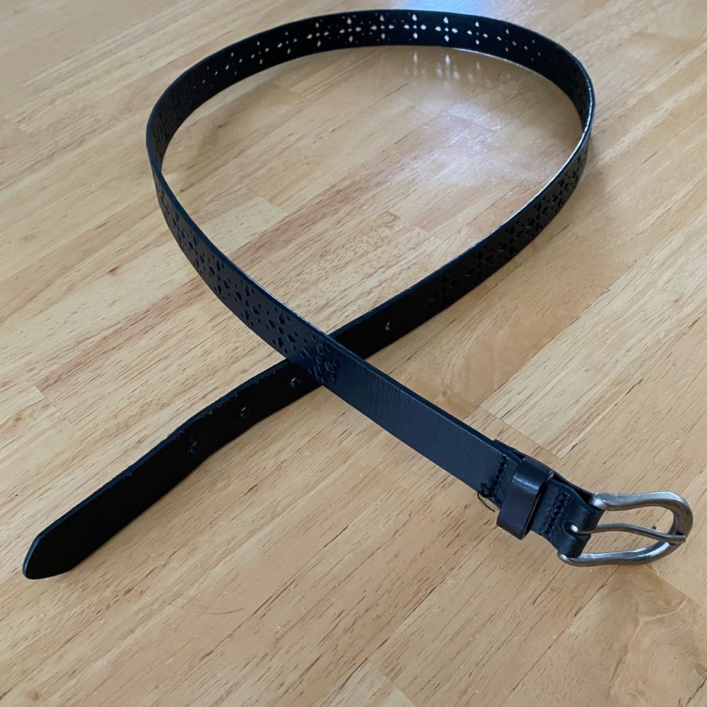 Croft & Barrow black leather belt, XL